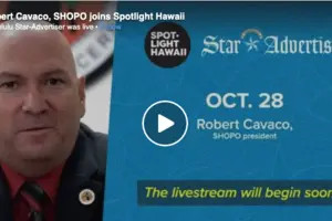 SHOPO Robert Cavaco joins the Honolulu Star-Advertiser’s ‘Spotlight Hawaii’