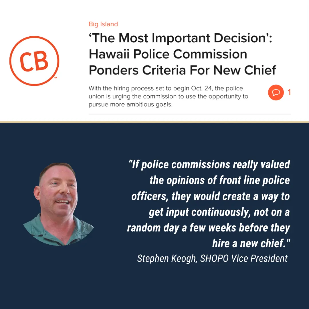 Image of Hawaii Police Commission Ponders Criteria For New Chief