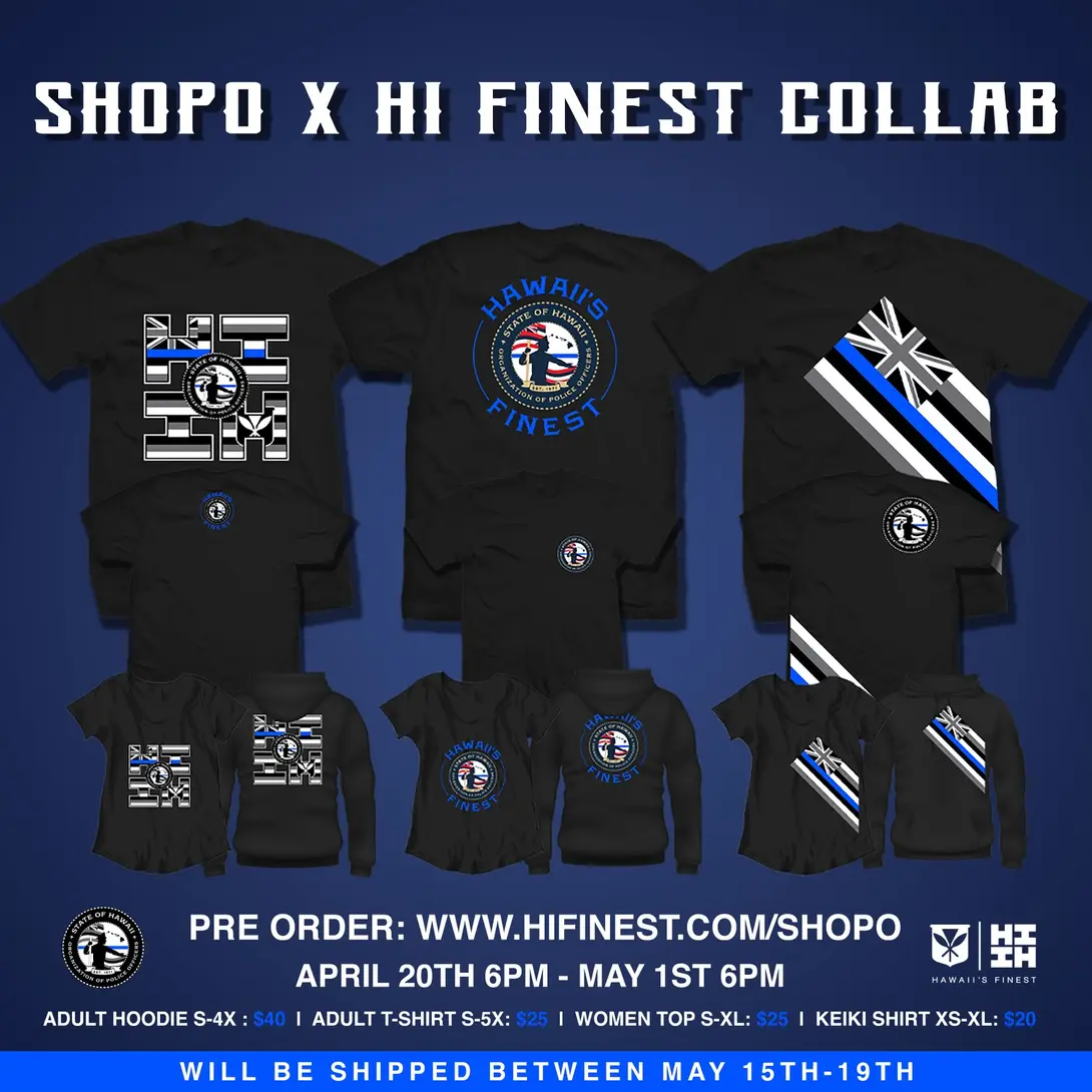 New SHOPO Gear Ready for Pre-Orders | State of Hawaii Organization of ...